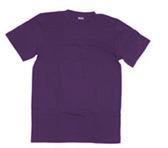Фиолетовая футболка без рисунка